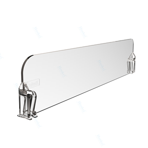 Lot de 10 séparateurs d'étagère réglables en plastique acrylique de haute qualité - Product Image 2
