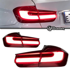 2013-2018 para BMW F30 F80 M3 estilo modificado LED señal freno luces traseras lente roja y ABS impermeable nueva 12V lámpara trasera - Product Image 4