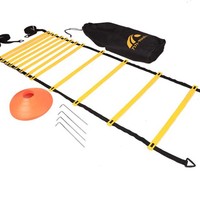 Set de Entrenamiento de Agilidad para Fútbol: Escalera de Velocidad, Conos, Discos, Paracaídas de Resistencia, Bandas de Resistencia, Equipo de Entrenamiento de Velocidad
