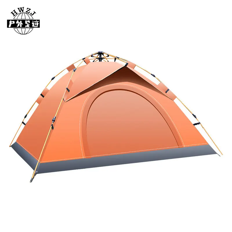 Verkaufen Sie gut große Familie 3-4 Personen Popup Tent Camping Zelt wasserdicht