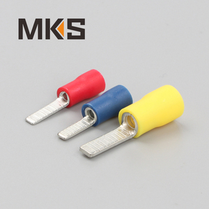 DBV Series 22-16 16-14 12-10 AWG Lưỡi Thiếc Tráng Phủ Cách Điện Trước/Cách Điện Vinyl Màu Đỏ Xanh Dương Vàng Thiết Bị Đầu Cuối Dây Uốn Phẳng - Product Image 6