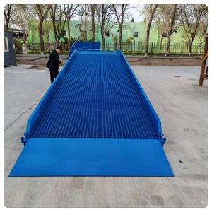 6-15T rampe hydraulique grille en acier Mobile quai de chargement conteneur camion entrepôt Cargo Machine de levage Tables élévatrices - Product Image 3