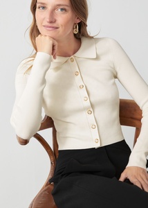 Maglioni da <span class=keywords><strong>donna</strong></span> personalizzati <span class=keywords><strong>maglieria</strong></span> a maniche lunghe da <span class=keywords><strong>donna</strong></span> maglione Cardigan <span class=keywords><strong>donna</strong></span> in misto <span class=keywords><strong>lana</strong></span> corta - Product Image 5