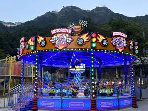 เครื่องเล่นมอเตอร์ไซค์ไฟฟ้าสำหรับงานรื่นเริงกลางแจ้ง Luna Fairground เหมาะสำหรับสวนสนุกและสวนผจญภัย - Product Image 4