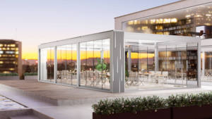 Mới đến tán vườn Patio cơ giới Louvre mái năng lượng mặt trời Powered bảng điều khiển từ xa điều khiển mặt trời Màn hình năng lượng mặt trời pergola tán - Product Image 6