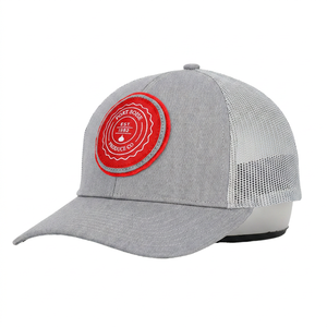 Port Boise Produce Co Trucker Cap Gray Mesh Adjustable Unisex Casual <b>Hat</b> 3D Embroidery Common Front Panel Spring <b>Summer</b> - Product Image 5