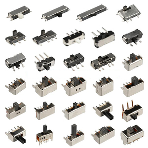 Hỗ trợ tùy biến 3 4 6 8 pin 2 3 vị trí 2p3t dp3t PCB núi Mini Dọc 8A 12VDC trượt chuyển đổi - Product Image 1