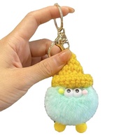 [Little Bean] Pluche Koreaanse Instagram-stijl schattige onhandige KittySnoopy kleine kolenbal auto sleutelhanger tas charme cadeau