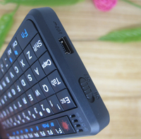 Keyboard Nirkabel Mini 2.4G dengan Touch Pad dan Air Fly Mouse untuk Android TV Box, Laris Terjual