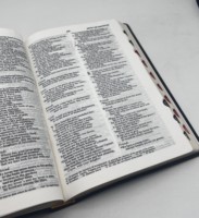 Étui de Bible NIV personnalisé à couverture rigide, papier d'art, plastification, édition sacrée, grossiste d'usine pour églises