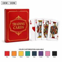 Cartes à Jouer Personnalisées OEM, 54 Cartes, Taille Standard Poker 6388mm, Boîte de Jeu en Papier Couché, Impression Personnalisée, Usage Familial, Écologique