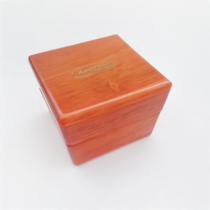 Nhà Tự Nhiên Sinh Thái Thân Thiện Với Vuông Engagement Ring <span class=keywords><strong>Box</strong></span> <span class=keywords><strong>Mini</strong></span> Đen Gỗ Đồ Trang Sức Quà Tặng Hộp Nhẫn Cho Đám Cưới - Product Image 3