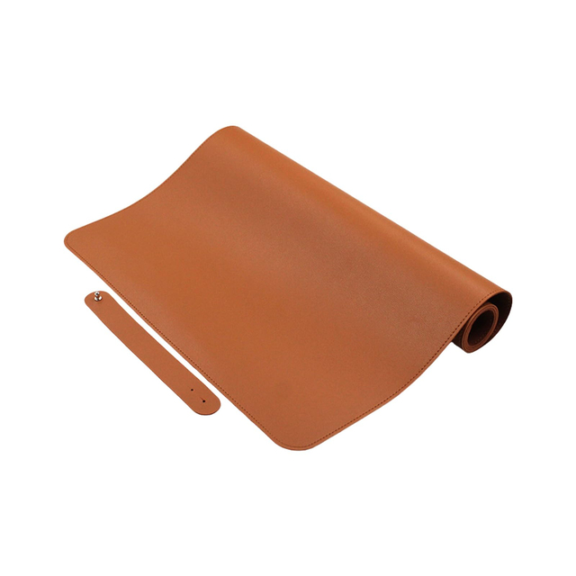 YY Large Leather Desk Pad & Keyboard Mat Set with Nonslip Feature for Office and Home Use