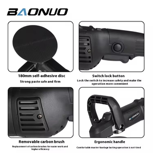 Lucidatrice Elettrica per Auto 1800W, Macchina per Lucidatura Manuale 180mm, Lucidatrice a Velocità Variabile per Dettagli Auto, Strumento Industriale per Pulizia Fai-da-Te - Product Image 3