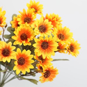 Simulación Realista <span class=keywords><strong>de</strong></span> Manzanilla Fresca, Pequeña Margarita para Decoración <span class=keywords><strong>de</strong></span> Bodas, Proyectos <span class=keywords><strong>de</strong></span> Decoración del Hogar, Accesorios para Arreglos Florales - Product Image 2