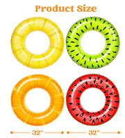 Happy jack été PVC gonflable pastèque anneau de natation nouveaux enfants jouets gonflables pour enfants
