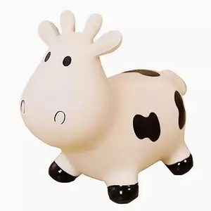 Funil saltitante inflável para crianças, brinquedo animal macio ambiental em PVC para ovelhas