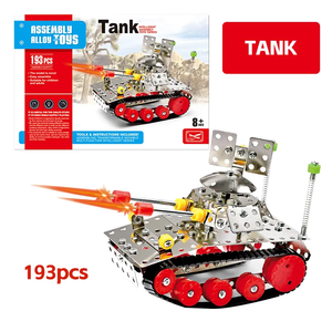 Mini bloques <span class=keywords><strong>de</strong></span> construcción <span class=keywords><strong>de</strong></span> ingeniería autoinstalados, DIY, coche, avión, tanque, juguete <span class=keywords><strong>de</strong></span> ladrillo <span class=keywords><strong>de</strong></span> Metal, juguetes educativos ecológicos - Product Image 6