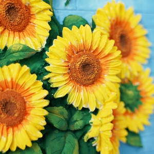 <span class=keywords><strong>Girasoli</strong></span> 3D Kit <span class=keywords><strong>di</strong></span> pittura a rilievo per la casa decorazione modello da colorare giocattoli educativi per gli amanti del girasole - Product Image 5