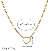 Collar con Colgante de Corazón Personalizado con Letra de Amor, Chapado en Oro de 18K, Acero Inoxidable, Certificación CE