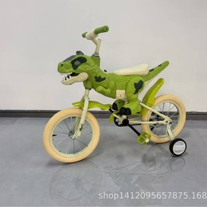 Dinosaur Kids Bike 12 Inch With Training Wheels For Children Aged 3 Years And Older - Product Image 2