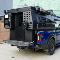 Huntoo Toit de camion en aluminium tout-terrain pour Ford F150 Toyota Tacoma