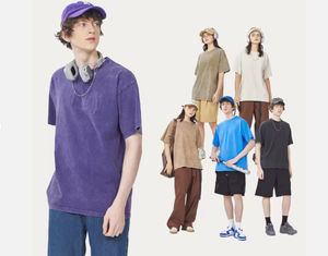 Camiseta Oversize de Algodón 100% de 250 g/m² con Diseño en Blanco, Estilo Vintage, Lavado Ácido, Color Negro, con Logotipo Personalizado, Tallas Grandes 2025 - Product Image 2