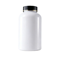 750 ml Beyaz PET Plastik Şişeler, Vidalı Kapaklı 25 oz Vitamin Şişesi, Sağlık Ürünleri, Vitamin Kalsiyum Tabletleri ve Hapları için