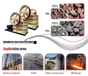 Pour le concassage de roche de minerai d'or petit broyeur broyeur de mâchoire de moteur diesel - Product Image 5