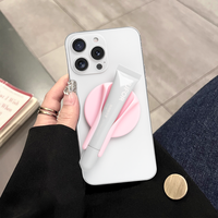 2024 nouveau arrivé conception Peptide brillant à lèvres baume traitement magnétique Silicone support coque de téléphone pour iphone 15 16 pro max couverture