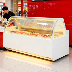 <span class=keywords><strong>Vitrine</strong></span> <span class=keywords><strong>réfrigérée</strong></span> professionnelle pour restauration, boulangerie, hôtel, <span class=keywords><strong>buffet</strong></span>, charcuterie, avec entrée arrière, stockage frigorifique - Product Image 1