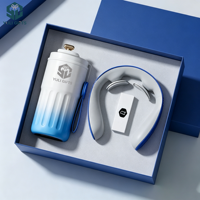 Produits tendances, gadgets, personnalisation, coffret cadeau d'entreprise de luxe, tasse à café avec masseur pour le cou, coffret cadeau, cadeaux de mariage