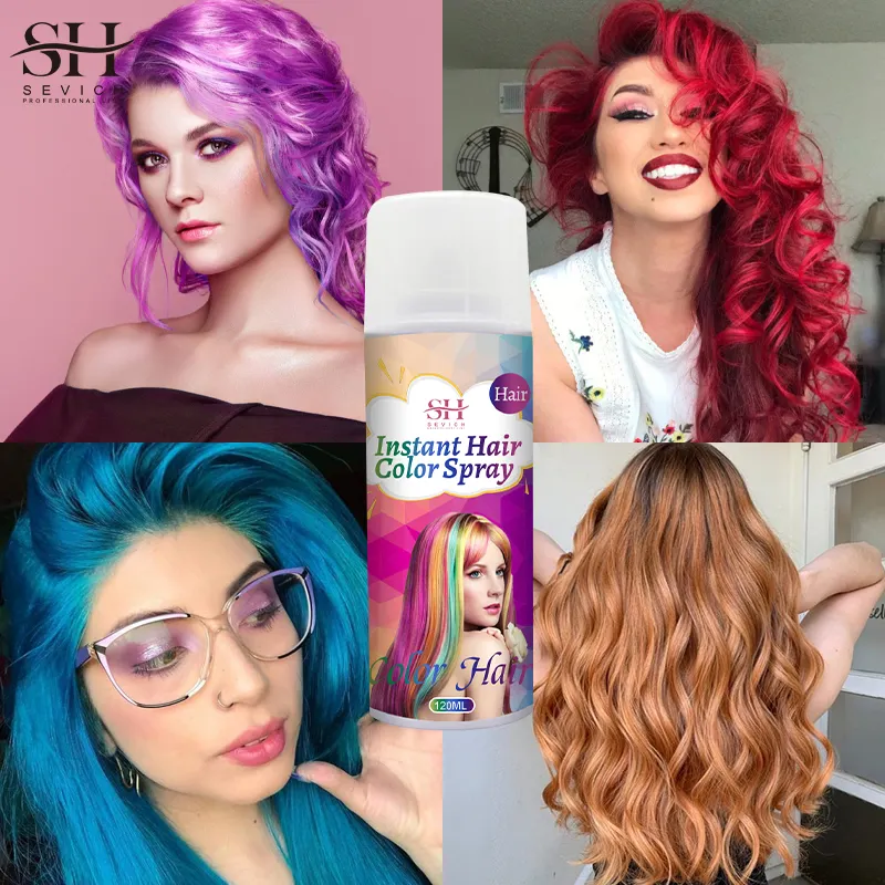 Großhandel OEM Neu-Ankunft Salon professionelle temporäre Haarfarbe Farbcreme Spray