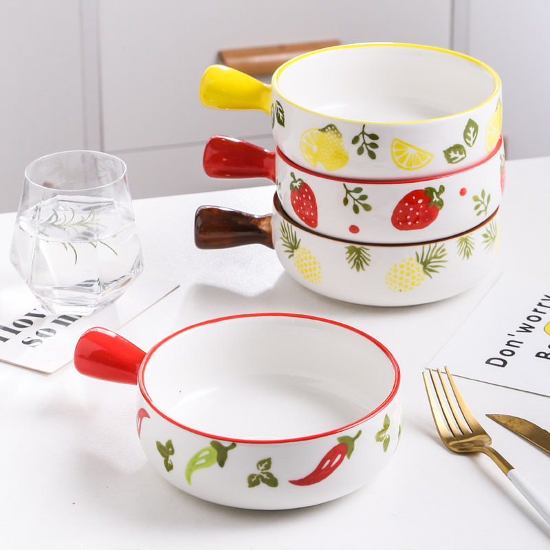 Миниатюрная креативная керамическая кастрюля для молока, салата, супа, кастрюля для приготовления пищи