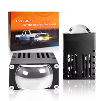 U39 Mini feux de conduite double couleur phare antibrouillard de moto phare LED Mini feu de conduite pour moto