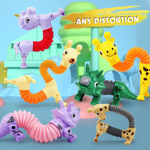 Nouveauté, jouets anti-stress en silicone en forme d'animaux, tubes à presser, jouets sensoriels pour les enfants de 5 à 7 ans, unisexe - Product Image 3