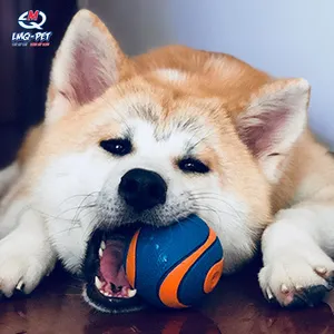 犬のボールのおもちゃの歯のクリーニングフェッチ子犬の噛む耐久性のあるおもちゃテニスの形を投げるインタラクティブな犬のおもちゃのボール