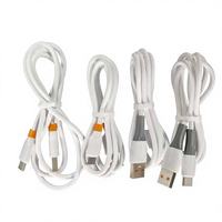 Kabel Data Sinkronisasi Pengisian Cepat Konduktor Tembaga Murni dengan Pelindung Anyaman Langsung dari Pabrik untuk iPhone Android Kotak Kemasan Logo Kustom