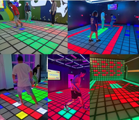 Pengxing Led piste de jeu de danse projecteur de sol à led interactif logiciel de jeu actif à vendre