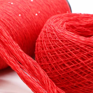 Chất lượng cao 26S đính cườm cực Fleece 40% rayon 17% nylon 43% <span class=keywords><strong>polyester</strong></span> pha trộn sợi giá thấp tại chỗ bán buôn - Product Image 1