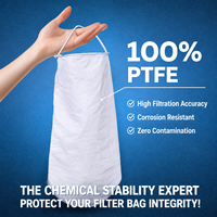 # 1 # 2 sacs filtrants liquides industriels en PTFE 0,01-200μm pour la filtration des eaux usées de l'électrodéposition chimique