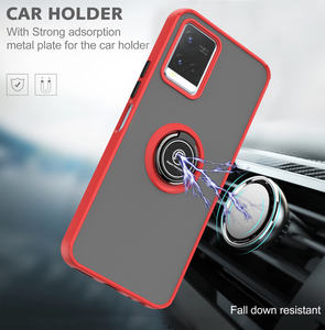 Pour Vivo Y21 2021 4G Y21S Y33S Y28 4G <span class=keywords><strong>Y20</strong></span> Y20S simplicité mat support magnétique housses de téléphone portable défenseur coque de téléphone - Product Image 4