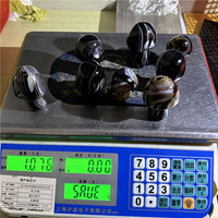 Vente en gros de champignons en cristal naturel champignons en onyx noir de haute qualité pour la décoration de guérison