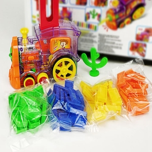 Jouet de Coordination œil-main pour enfants, en plastique Abs, électrique, 60 pièces, ensemble de Train dominos - Product Image 3