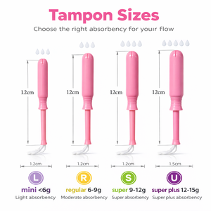 Tampones de Cartón Biodegradables para Inodoros, 100% Algodón Orgánico, Núcleo de Expansión Rápida, Desechables, Ecológicos, para la Higiene Femenina - Product Image 2