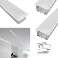Nouvel Arrivage 5035A En Gros Profilé en T en Alliage d'Aluminium 66*35MM Série 6000 Éclairage Linéaire de Bureau Moderne Dimmable Haute CRI 95