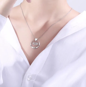 Collar con Colgante de Nombre en Hebreo Personalizado, Acero Inoxidable 316L, Letras en <span class=keywords><strong>Escritura</strong></span> Hebreo, Chapado en Oro de 18K - Product Image 3