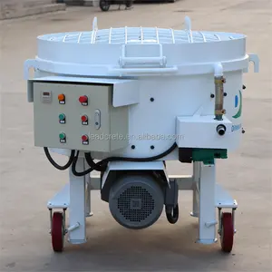 Portable mortar 250kg electric laboratory refractory pan mixer for factory site