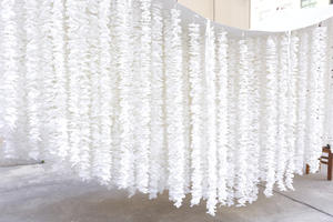 Muro de Flores de Glicinia Artificial <span class=keywords><strong>para</strong></span> Decoración de Bodas, Cumpleaños, Rectangular, <span class=keywords><strong>para</strong></span> Interiores, Exteriores y Techos - Product Image 5