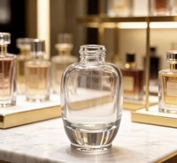 Flacon diffuseur de parfum de luxe 35 ml avec pompe à lotion, idéal pour parfums, vernis à ongles, lotions, huiles essentielles, cosmétiques en verre